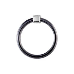 Bague Ceramik Design Argent Blanc Céramique Et Oxyde De Zirconium -Garmin Soldes MADFBXN036 view2