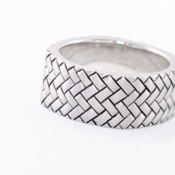 Bague Argent Blanc -Garmin Soldes MADHBW0026 view3