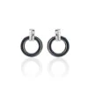 Boucles D'oreilles Pendantes Bertillianne Argent Céramique Et Oxyde -Garmin Soldes MAOFBXN073 master