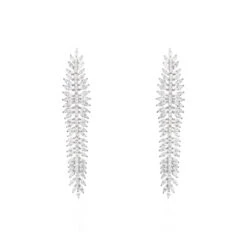Boucles D'oreilles Pendantes Laetizia Party Argent Oxyde De Zirconium