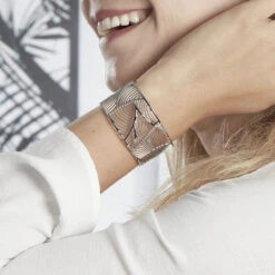 Bracelet Jonc Andor Acier Blanc -Garmin Soldes MIBFBW0624 model1