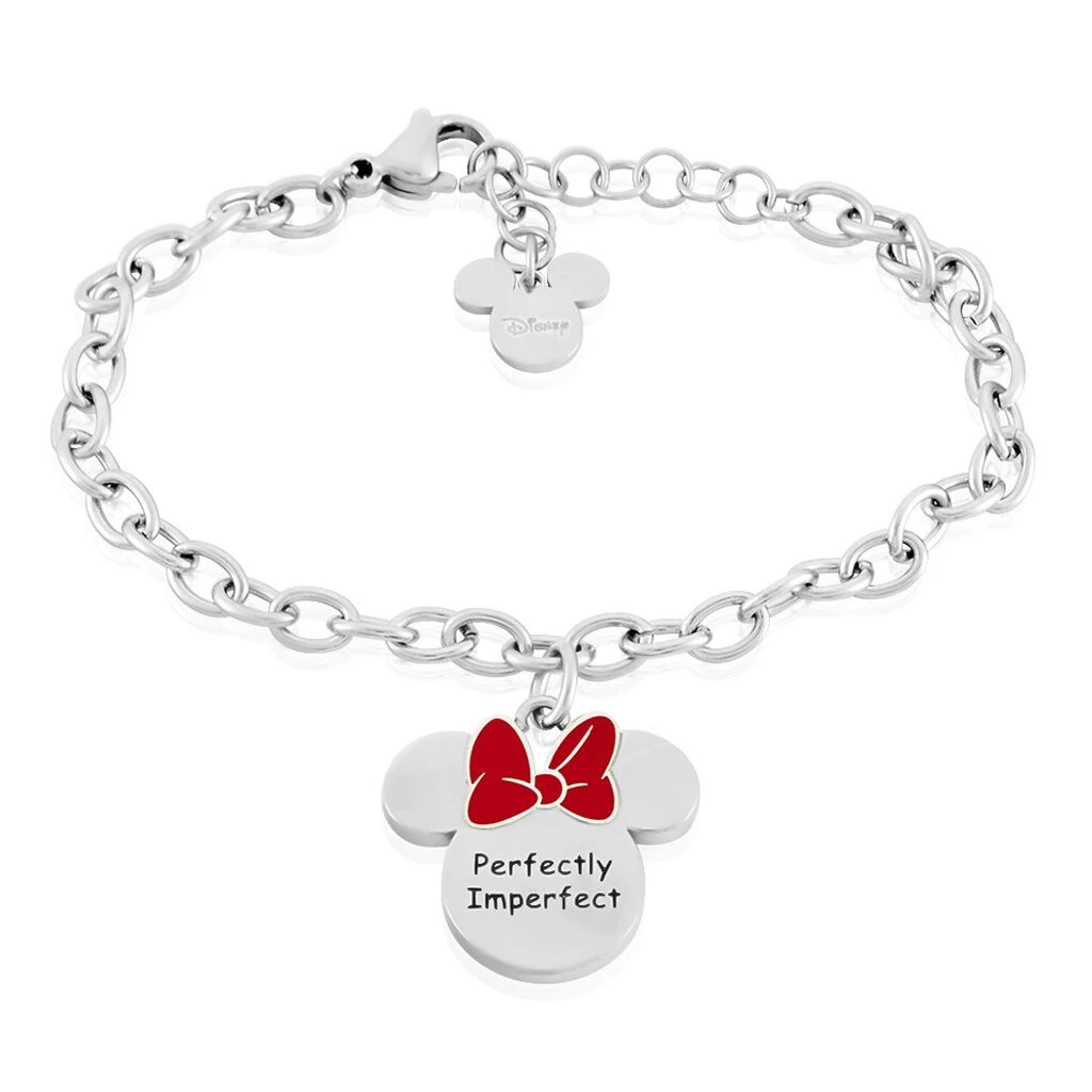 Bracelet Disney Acier Blanc 3 Bracelet Disney Acier Blanc