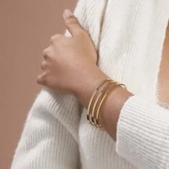 Bracelet Jonc Adel Acier Jaune -Garmin Soldes MIBFJW0145 model0