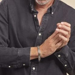 Bracelet Jourdan Zephir Acier Bicolore Dore / Blanc -Garmin Soldes MIBH2W0206 model0