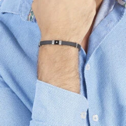 Bracelet Fanny-laure Acier Blanc Diamant -Garmin Soldes MIBHBDW017 model1