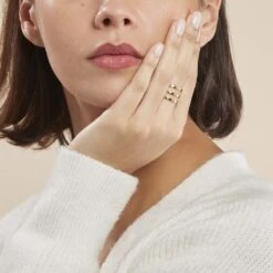 Bague Ajustable Adel Acier Doré -Garmin Soldes MIDFJW0246 model0