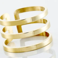 Bague Ajustable Adel Acier Doré -Garmin Soldes MIDFJW0246 view3