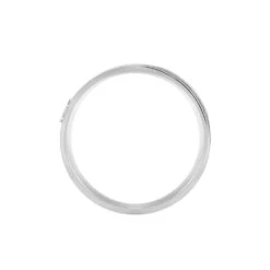Bague Madine Acier Blanc Diamant -Garmin Soldes MIDHBDW018 view2