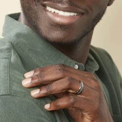 Bague Jonc Maewen Acier Blanc -Garmin Soldes MIDHBW0027 model1