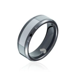 Bague Acier Blanc