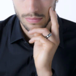 Bague Margalith Acier Blanc -Garmin Soldes MIDHBWN004 model0