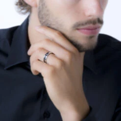 Bague Karly Acier Blanc -Garmin Soldes MIDHBWN013 model0