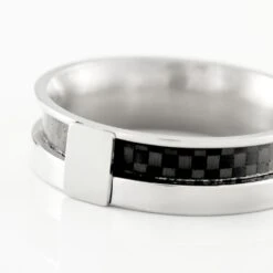 Bague Karly Acier Blanc -Garmin Soldes MIDHBWN013 view3