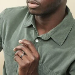 Bague Gaetane Acier Blanc -Garmin Soldes MIDHBWN017 model2