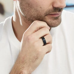 Bague Acier Bleu -Garmin Soldes MIDHEW0019 model0