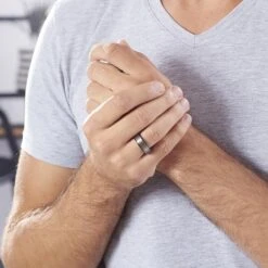 Bague Acier Noir 9 Bague Acier Noir -Garmin Soldes MIDHNW0024 model0