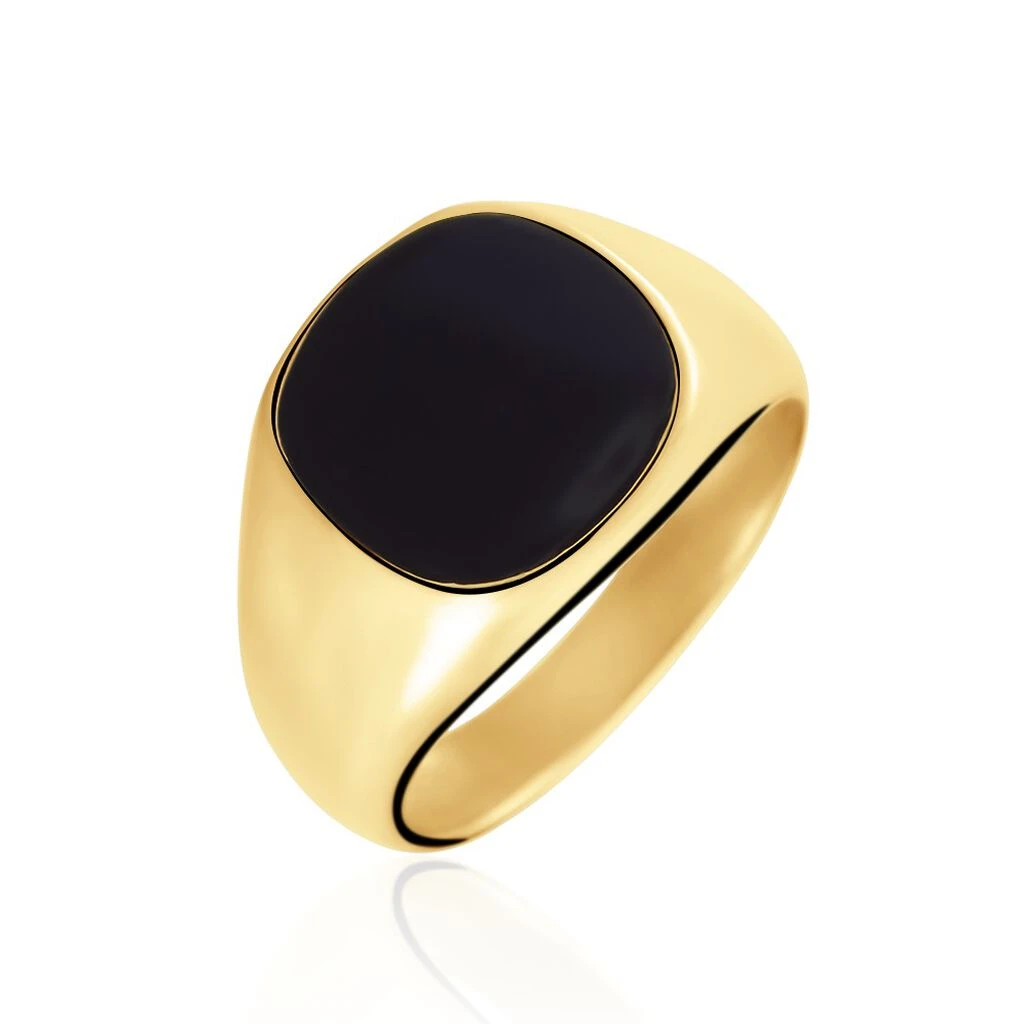 Chevalière Jourdan Veligenda Acier Doré 3 Chevalière Jourdan Veligenda Acier Doré