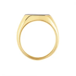 Chevalière Jourdan Veligenda Acier Doré 7 Chevalière Jourdan Veligenda Acier Doré -Garmin Soldes MIHHJW0003 view2