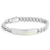 Bracelet Identité Adoline Acier Blanc Diamant -Garmin Soldes MJIH2DW001 master