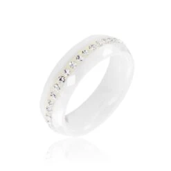 Bague Ceramik Design Ceramique Strass Et Céramique