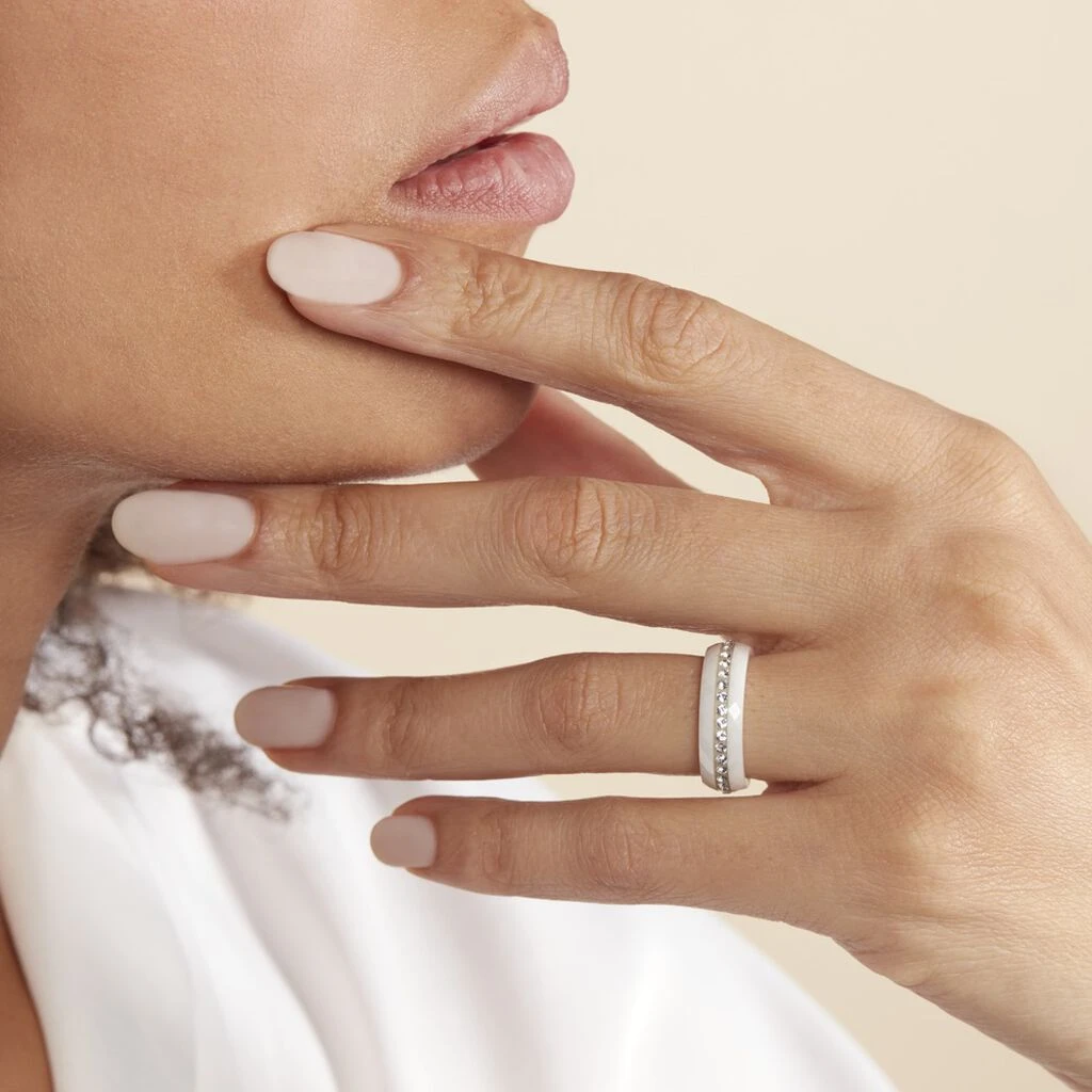 Bague Ceramik Design Ceramique Strass Et Céramique 8 Bague Ceramik Design Ceramique Strass Et Céramique – Image 6